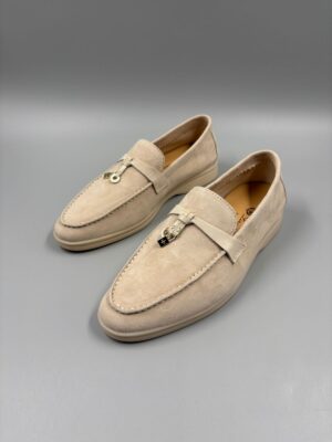 Mocasines Loro Piana Summer Walk beige